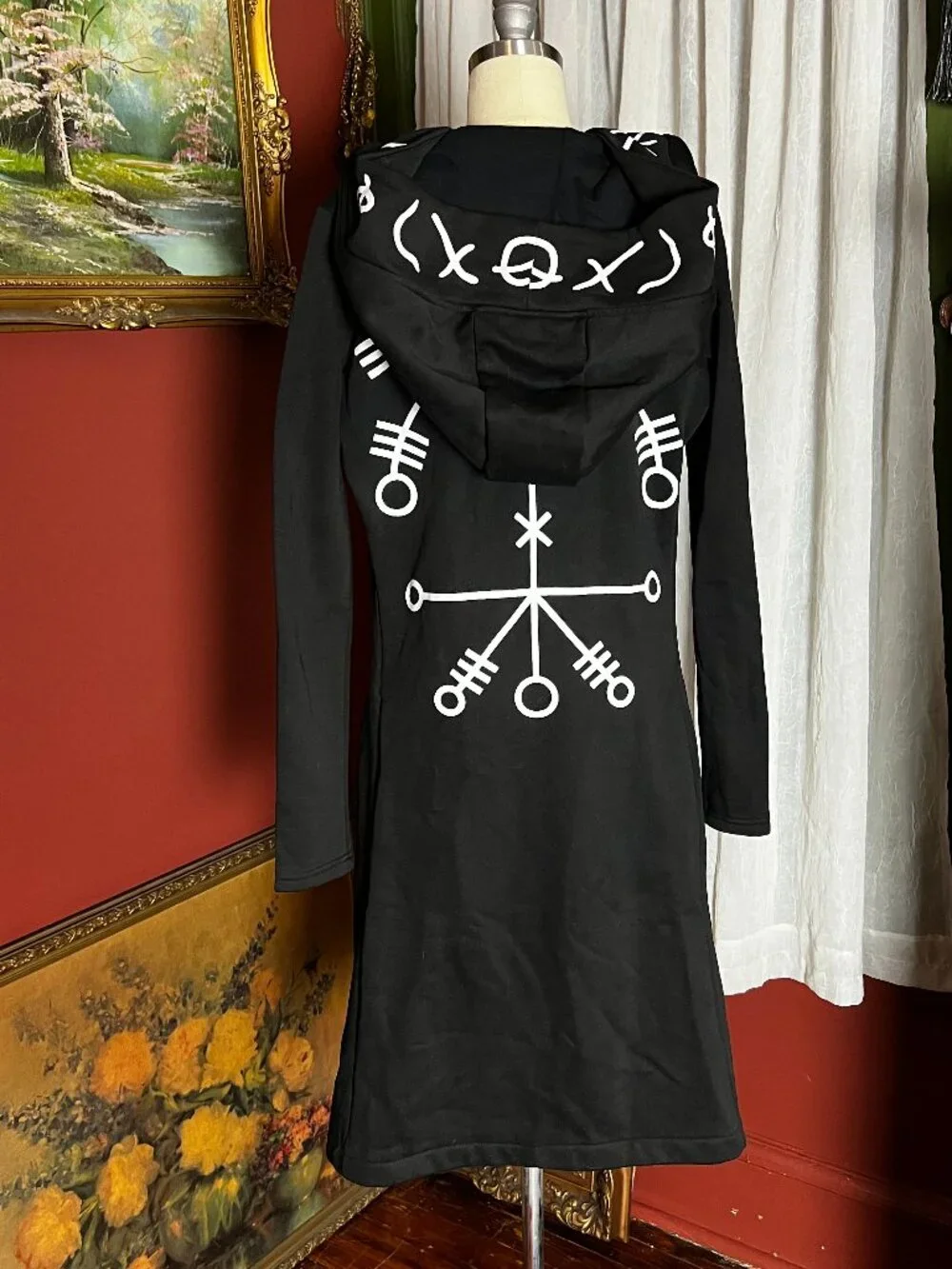 Runic Robe Hoodie Jacket - Picture 1 of 16